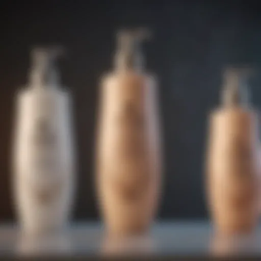 An array of luxurious body lotions designed for keratosis pilaris treatment
