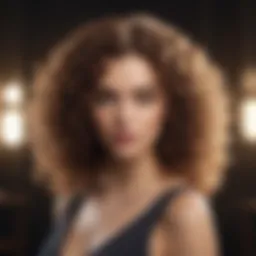 Luxurious curls defined and ready to shine