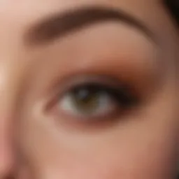 Close-up of smooth concealer texture