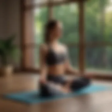 Tranquility in Your Practice Calm and serene yoga practice in a natural setting