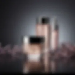 Luxurious skincare products showcasing elegance and quality