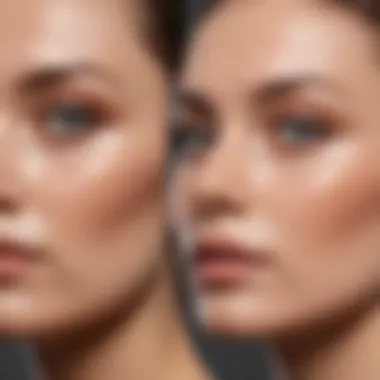 Side-by-side comparison of high-end and affordable skincare options