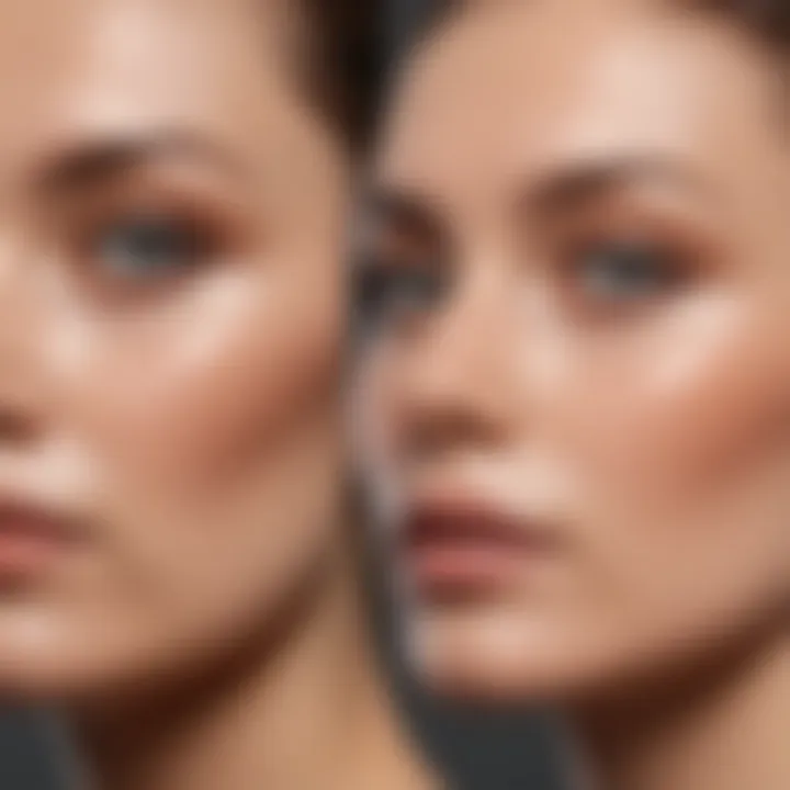 Side-by-side comparison of high-end and affordable skincare options