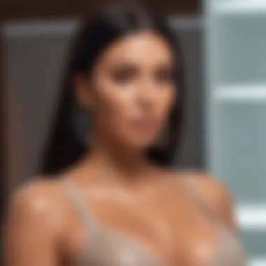Kim Kardashian at Skims Launch Kim Kardashian at a Skims event, representing fashion innovation