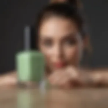 A stylish set of eco-friendly nail care products