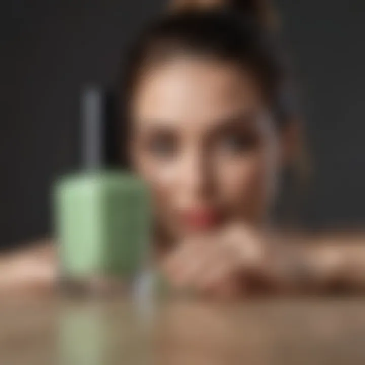 A stylish set of eco-friendly nail care products