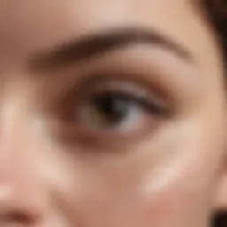 Close-up of retinol eye cream texture