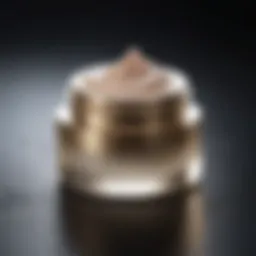 Close-up of luxurious night cream texture