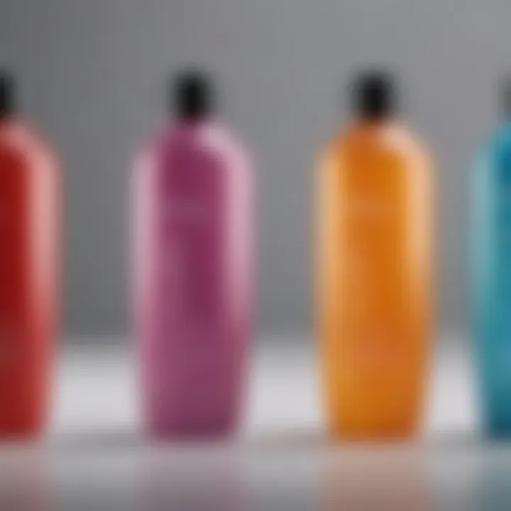 Comparison of shampoos with different formulations