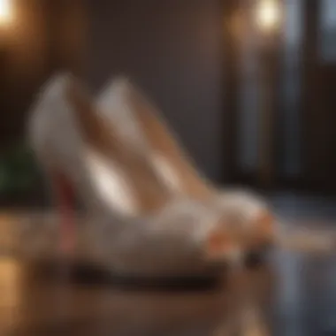 Luxury Craftsmanship in Wedding Footwear Craftsmanship involved in creating luxury wedding footwear