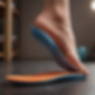 Comfort-Focused Insoles A close-up of cushioned insoles emphasizing comfort in heels designed for plus size ladies.