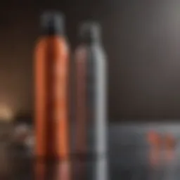 A selection of premium heat protectant sprays.