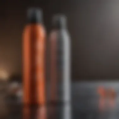 A selection of premium heat protectant sprays.