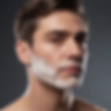 Relaxing shaving experience showcasing comfort and minimal irritation.