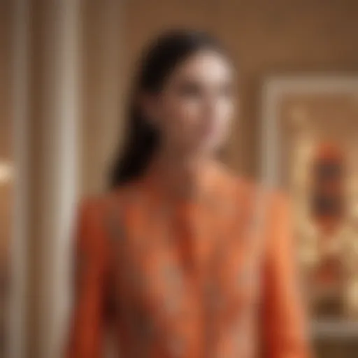 Vibrant Tory Burch store showcasing seasonal collections