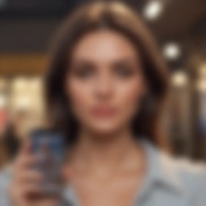 Positive customer reviews on a shopping app