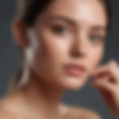 Visual representation of aftercare products for skin recovery