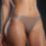 Illustration of optimal bikini hair length for waxing