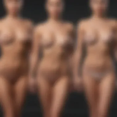 Various Waxing Techniques for Bikini Area Diagram showing different waxing techniques for bikini area