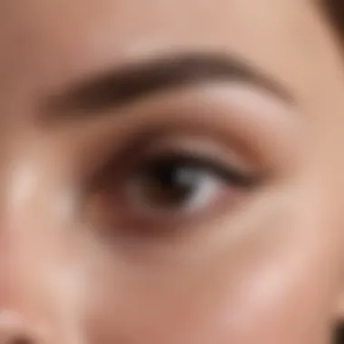 Key Ingredients in Eyebrow Serums Flat lay of ingredients commonly found in eyebrow serums