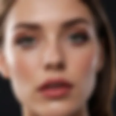 Confidence Through Makeup: The Psychological Aspect An artistic representation of confidence boost through makeup application.