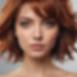 Vibrant hair color transformation showcasing the impact of hair toners.
