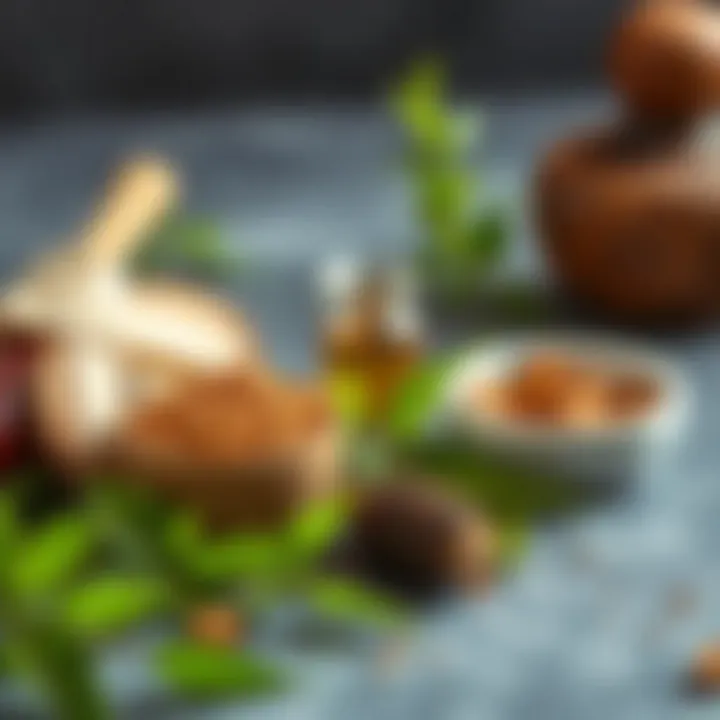 Natural ingredients for scalp health