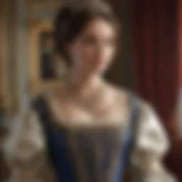 A historical depiction of a first wife in a royal setting