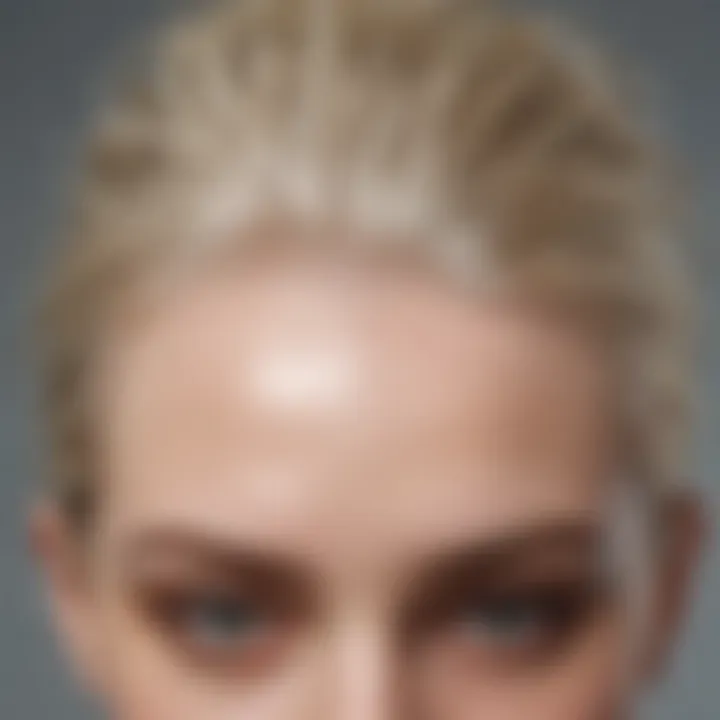 Illustration of common causes of dry scalp