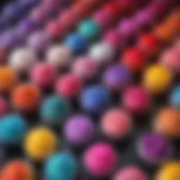 Vibrant selection of unicorn hair dyes