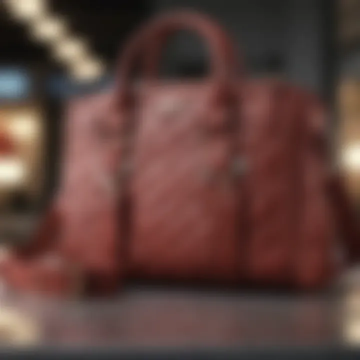 Digital marketing strategies showcased in the context of designer brands
