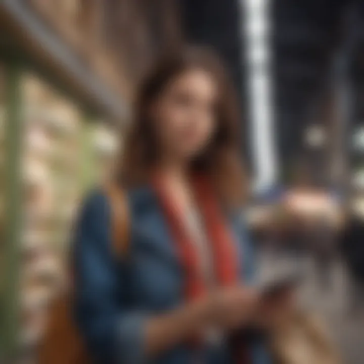 A shopper using a promo code on a digital device for Urban Outfitters