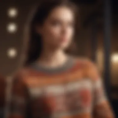 Trendy Fall Sweater Collection A stylish collection of fall sweaters in various colors and designs